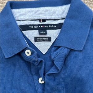 Tommy Hilfiger Men's Royal Blue Custom Fit Polo